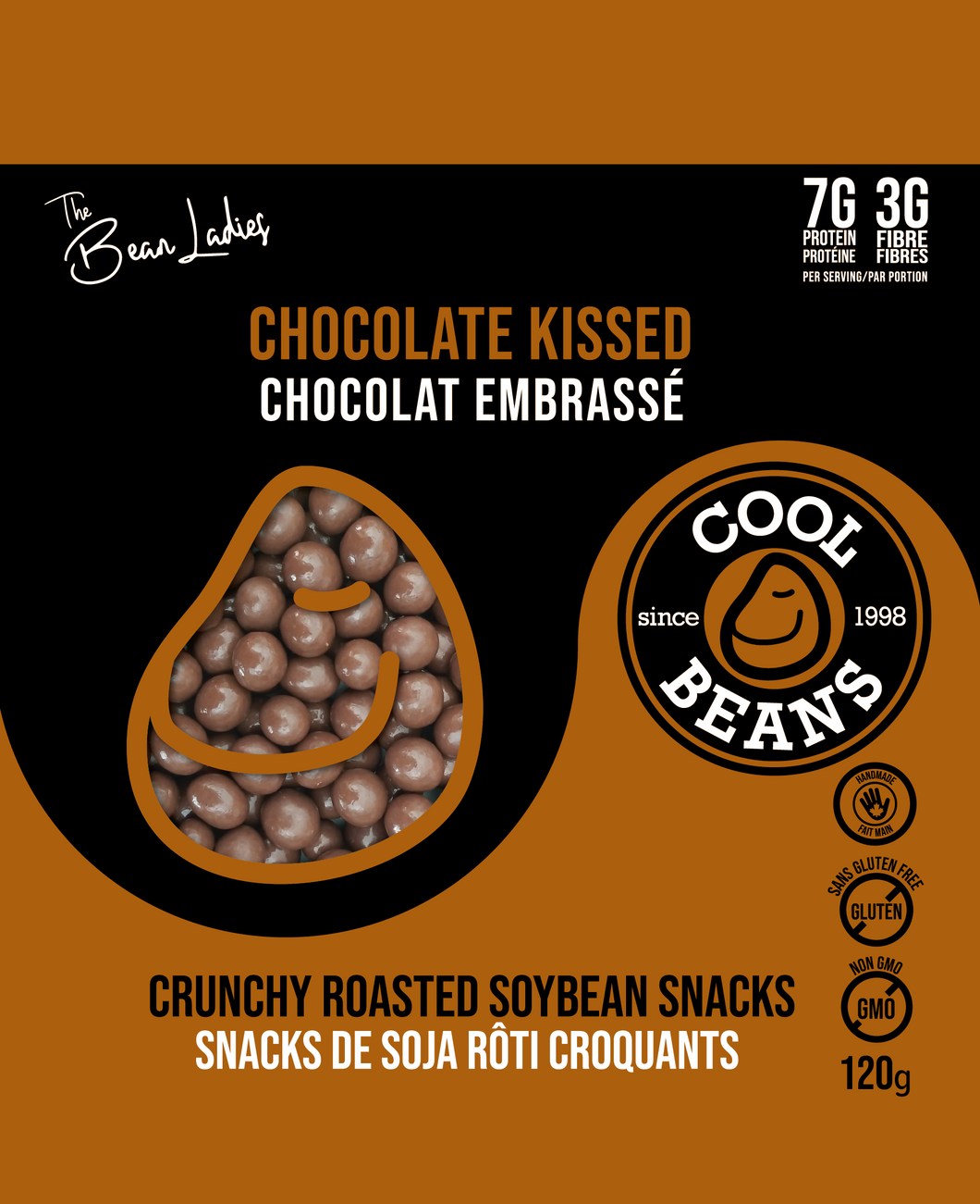 'Chocolate Kissed' Roasted Bean Snacks