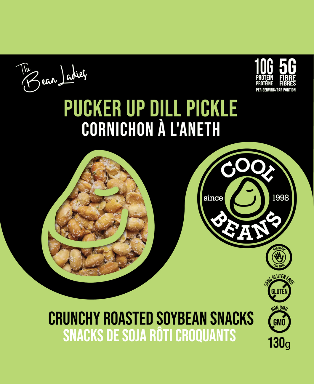 'Pucker Up Dill Pickle' Roasted Bean Snacks