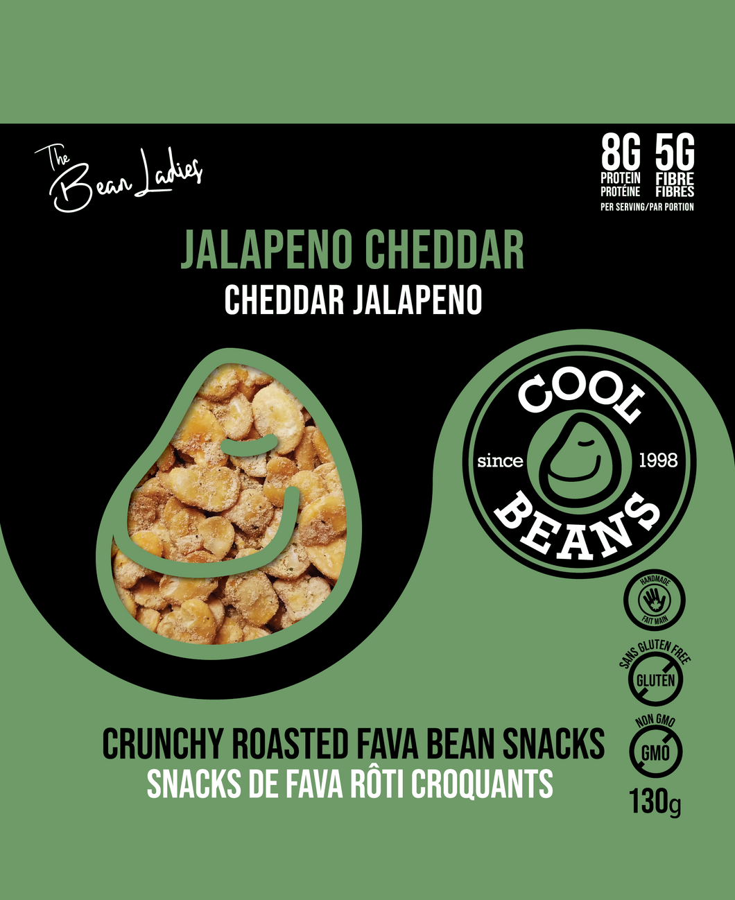 'Jalapeno Cheddar' Roasted Bean Snacks
