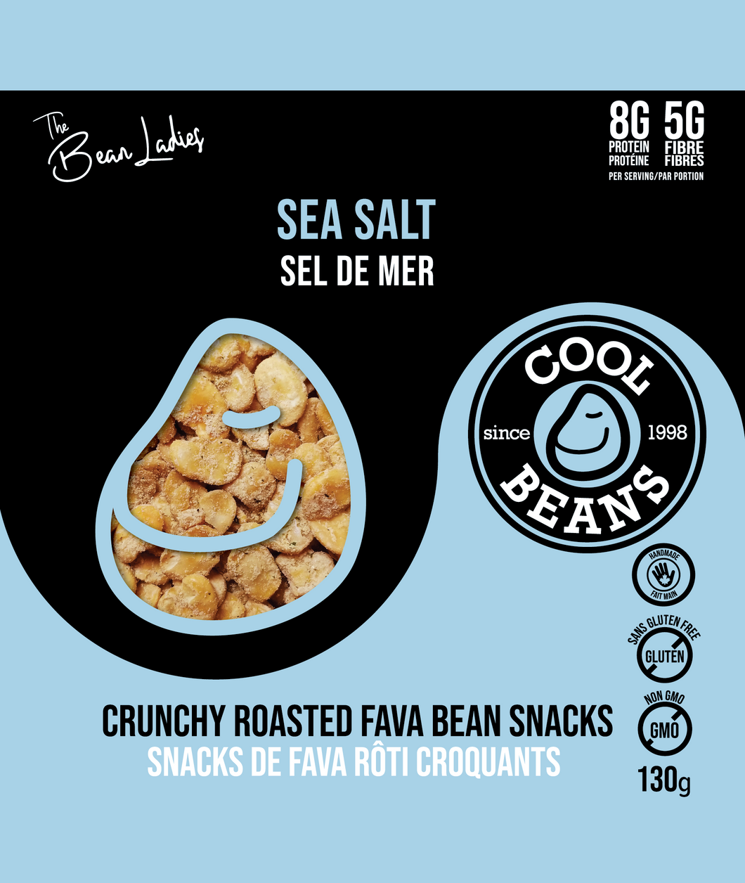 Sea Salt Roasted Bean Snacks