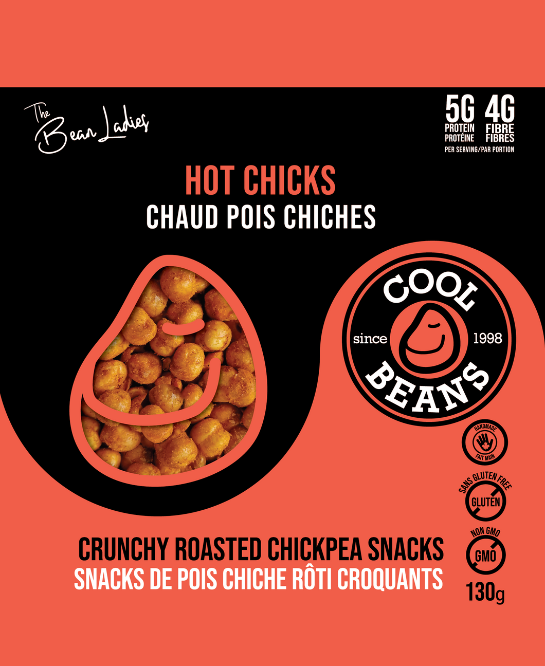 Spicy 'Hot Chicks' Roasted Bean Snacks